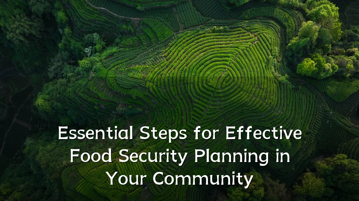 Essential Steps for Effective Food Security Planning in Your Community