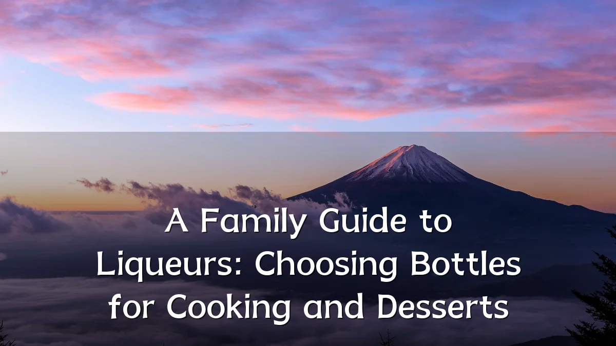A Family Guide to Liqueurs: Choosing Bottles for Cooking and Desserts