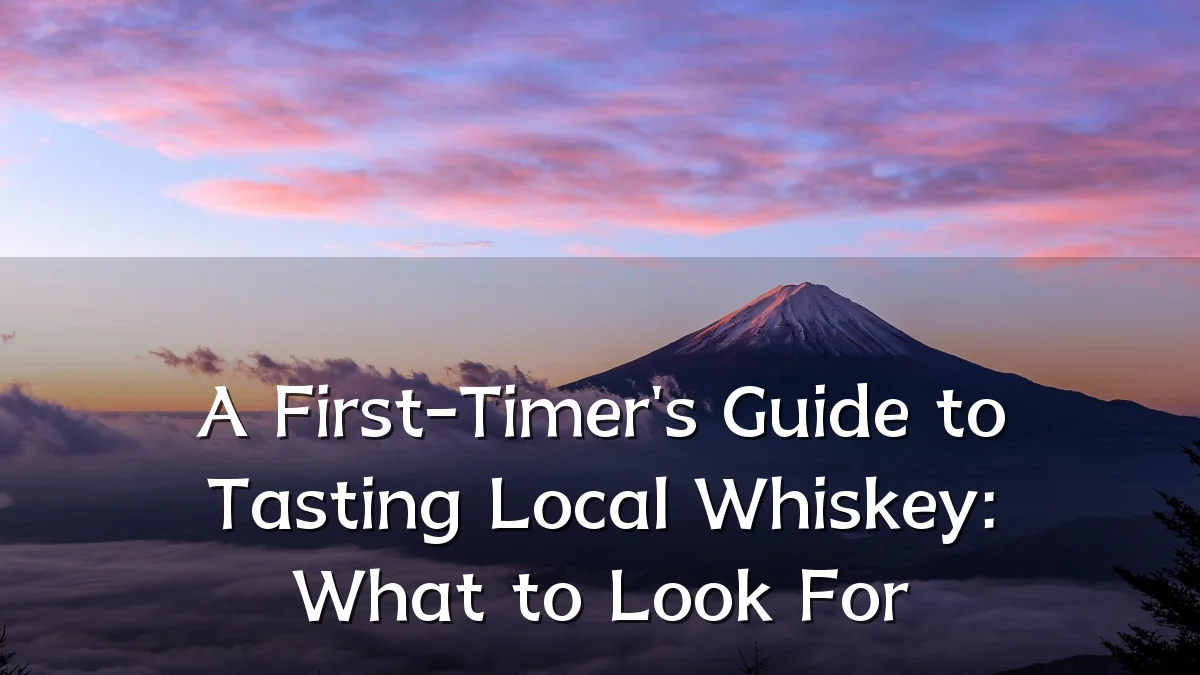A First-Timer's Guide to Tasting Local Whiskey: What to Look For
