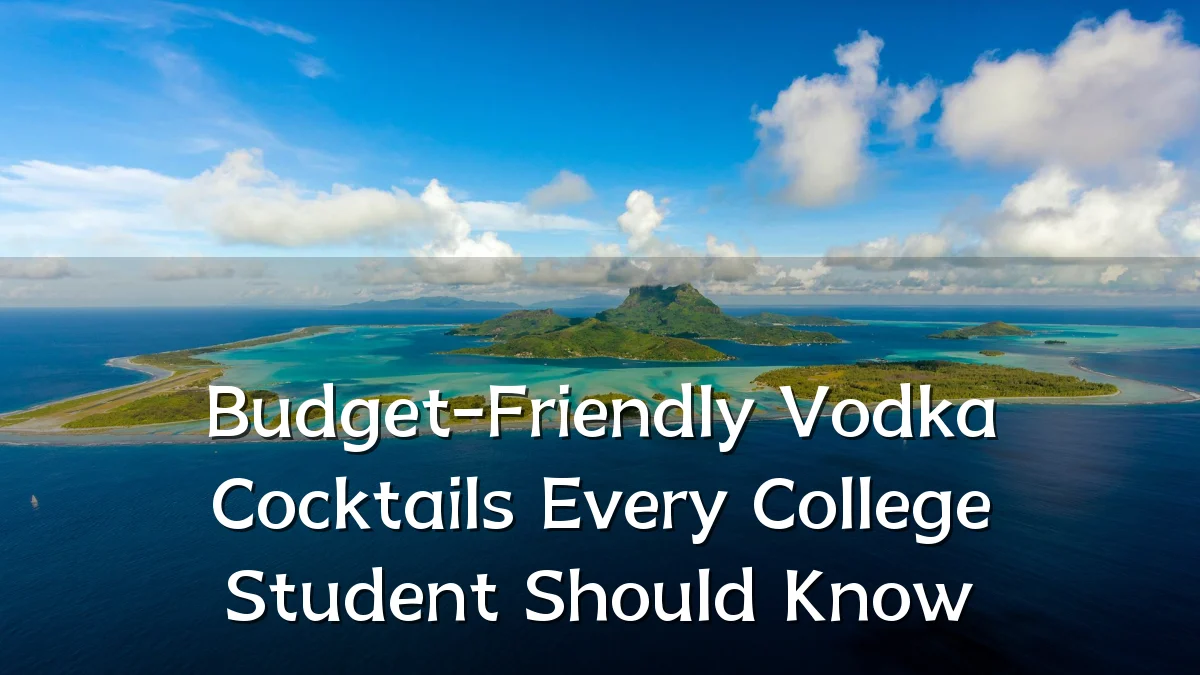 Budget-Friendly Vodka Cocktails Every College Student Should Know