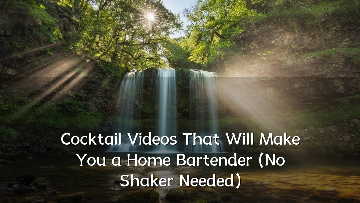 Cocktail Videos That Will Make You a Home Bartender (No Shaker Needed)