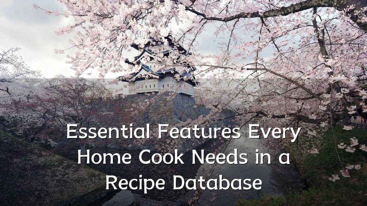 Essential Features Every Home Cook Needs in a Recipe Database