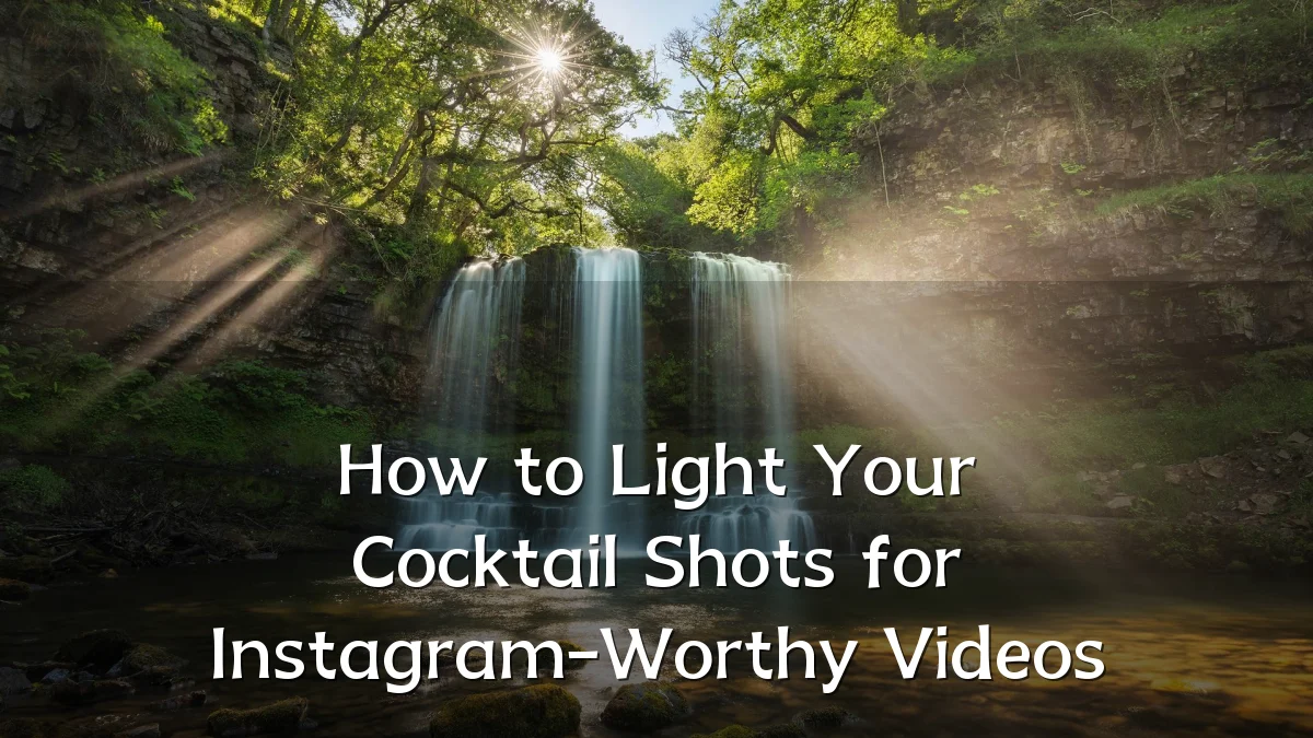 How to Light Your Cocktail Shots for Instagram-Worthy Videos