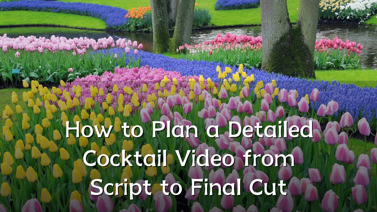 How to Plan a Detailed Cocktail Video from Script to Final Cut