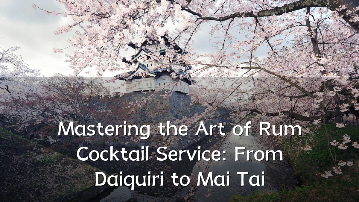 Mastering the Art of Rum Cocktail Service: From Daiquiri to Mai Tai