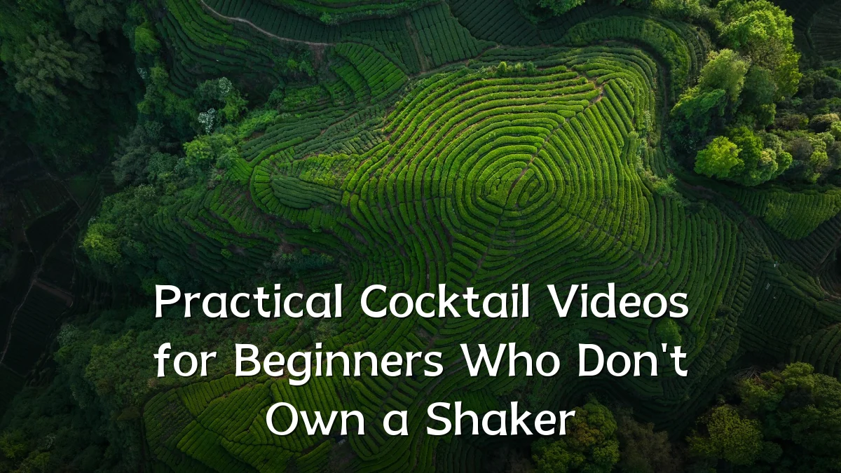 Practical Cocktail Videos for Beginners Who Don't Own a Shaker