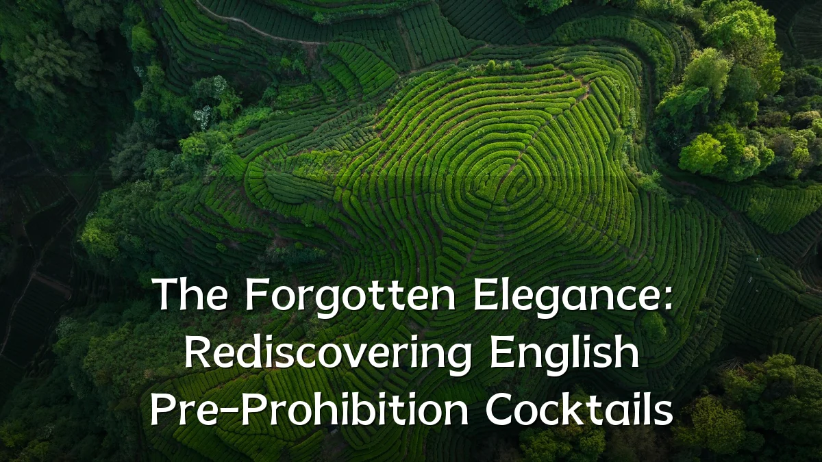 The Forgotten Elegance: Rediscovering English Pre-Prohibition Cocktails