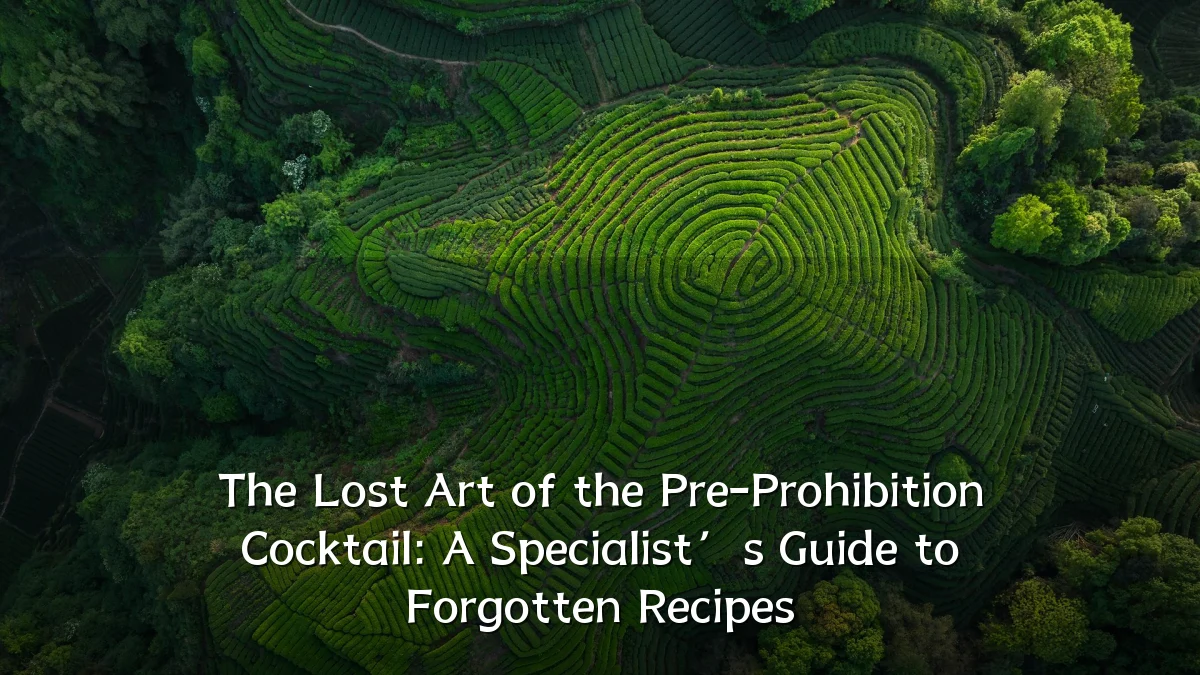 The Lost Art of the Pre-Prohibition Cocktail: A Specialist’s Guide to Forgotten Recipes