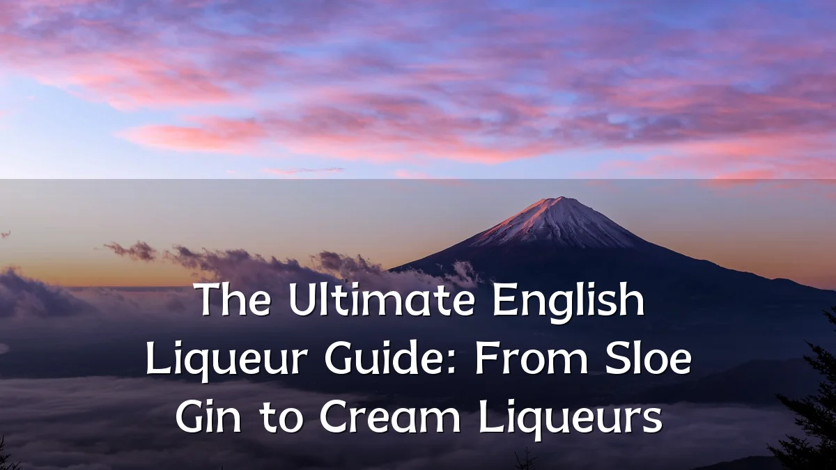 The Ultimate English Liqueur Guide: From Sloe Gin to Cream Liqueurs