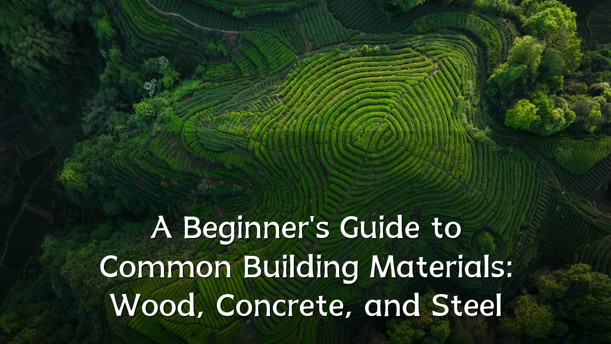 A Beginner's Guide to Common Building Materials: Wood, Concrete, and Steel